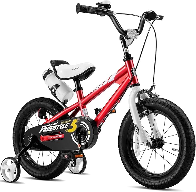 RoyalBaby Kids Bike EZ Balance to Pedal Dual Handbrake Toddlers Boys Girls Bicycle 12-20 Inch for Age 3-10 Years