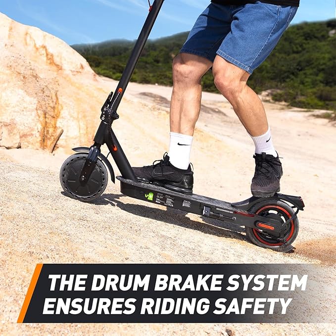 Electric Scooter, 650W/500W/350W Powerful Motor, 22/18 MPH Top Speed, 23/21 Miles Long Range, 10"/8.5" Pneumatic Tires, Smart App, UL Certified Foldable Commuting Electric Scooter for Adults and Teens