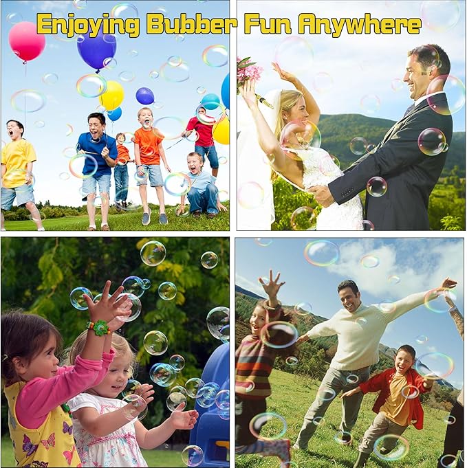 Bubble Wands Set, 32pcs Bubble Wands Toy Set Large Bubble Wand Bulk for Kids Summer Outdoor Activity Party Birthday