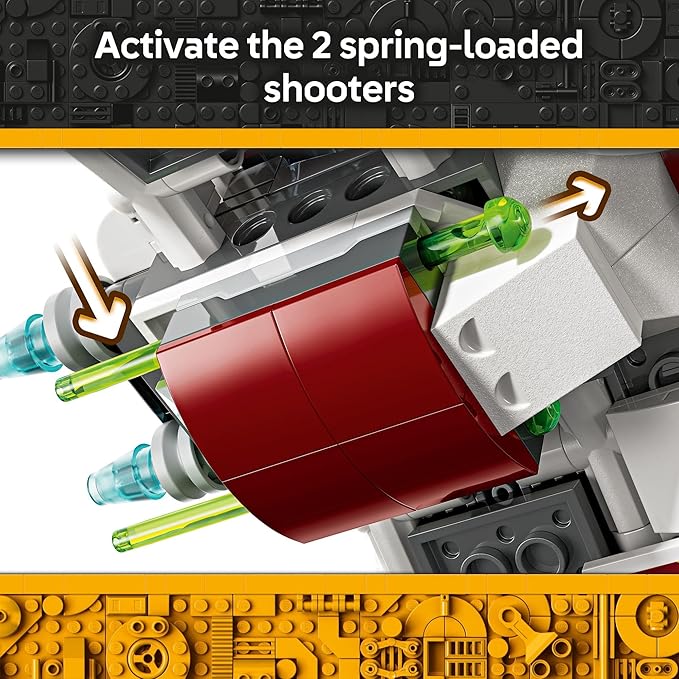 LEGO Star Wars: The Clone Wars Ahsoka's Jedi Interceptor Spaceship Building Toy - Kids Star Wars Toy for Boys and Girls, Ages 8+ - Gift Idea for Birthdays - 75401