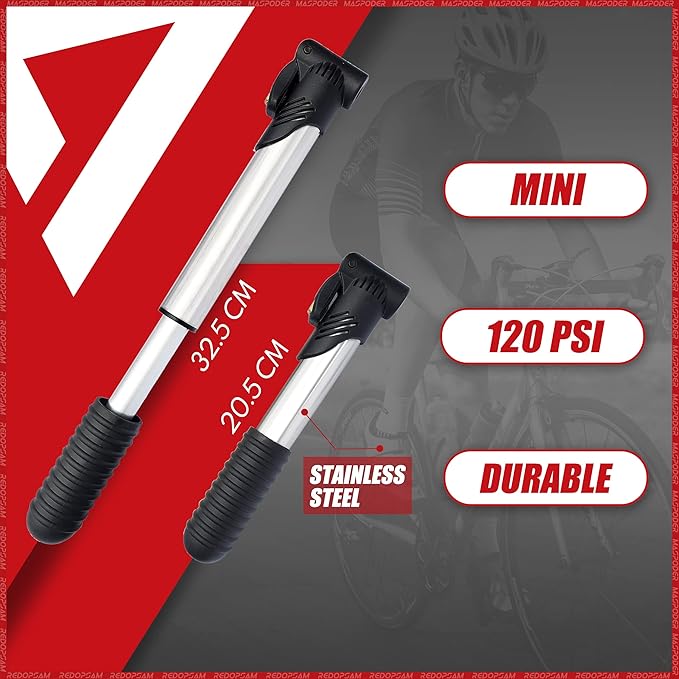 Bike Repair Kit, Saddle Bag with Tire Tool, Mini Pump, Multitool Bicycle Accessories Set for Adult Bikes Road Mountain MTB