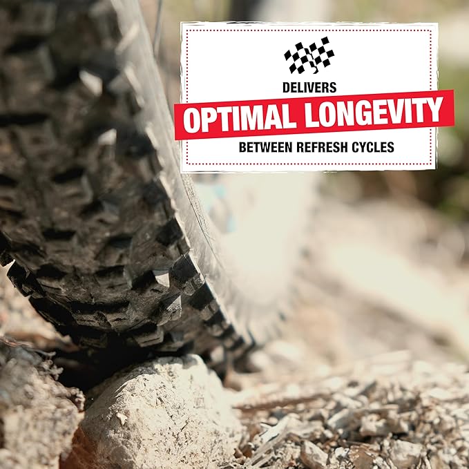 Finish Line FiberLink Pro Latex Tubeless Tire Sealant with Kevlar Technology – Long-Lasting, Low Viscosity Bicycle Sealant for Road, Gravel, Cyclocross, Mountain & Fat Bike Tires, 8 oz