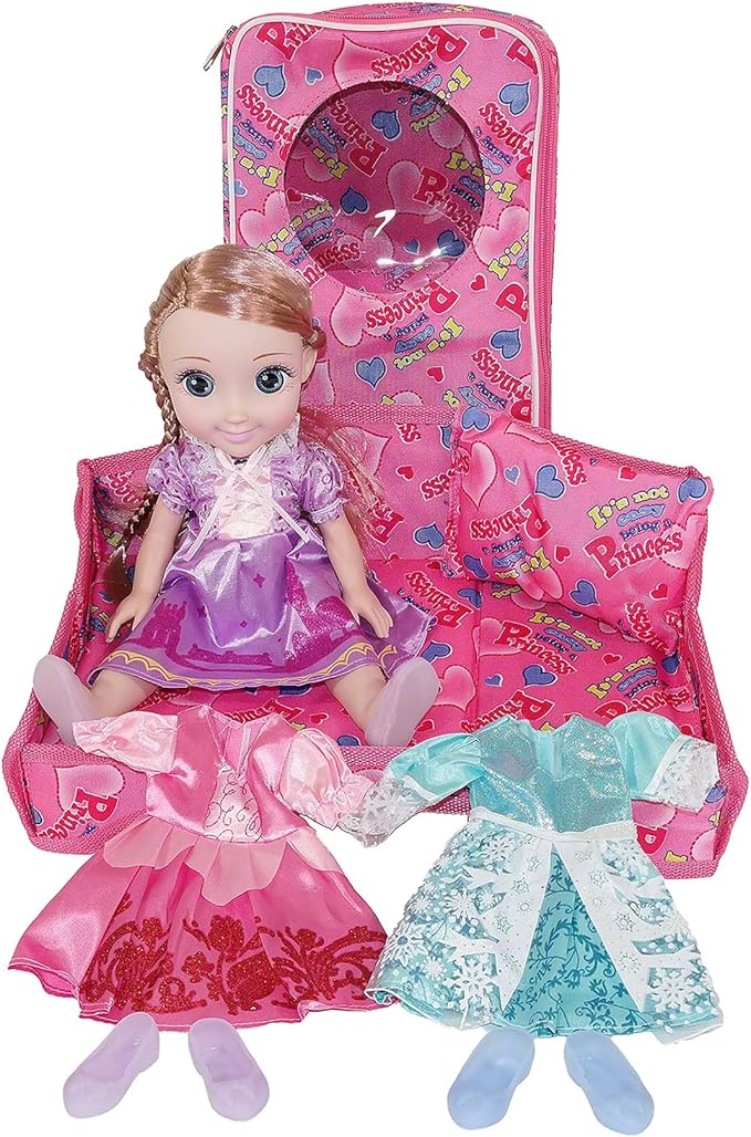 Moderno Kids Talking Interactive Magic Princess Play Doll (Rose Gold Hair)