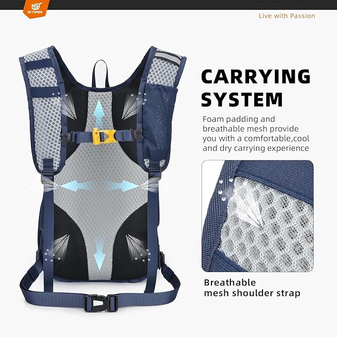 SKYSPER Small Hiking Backpack - 25L Travel Daypack Lightweight Bag Water Resistant Hiking Backpacks for Women Men
