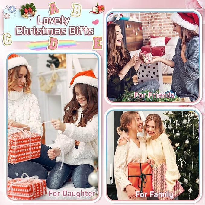 TOPEAST Christmas Gifts Stocking Stuffers for Women Teen Girls - Travel Makeup Bag, Cosmetic Bag, Birthday Travel Gifts for Women (Pink S)