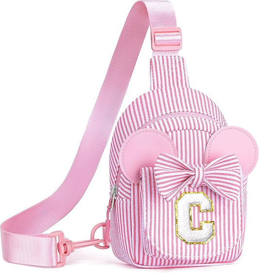 Christmas Gifts for Kids Girls - Sling Bags for Girls Kids | Initial Small Crossbody Bag Purses Girl Kid Gifts
