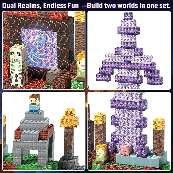 JIMI Building Blocks Set, Premium Interlocking Blocks with Characters & Vivid Scenes - Creative Construction Toy for Kids 6+ & Builders, STEM Learning Toy