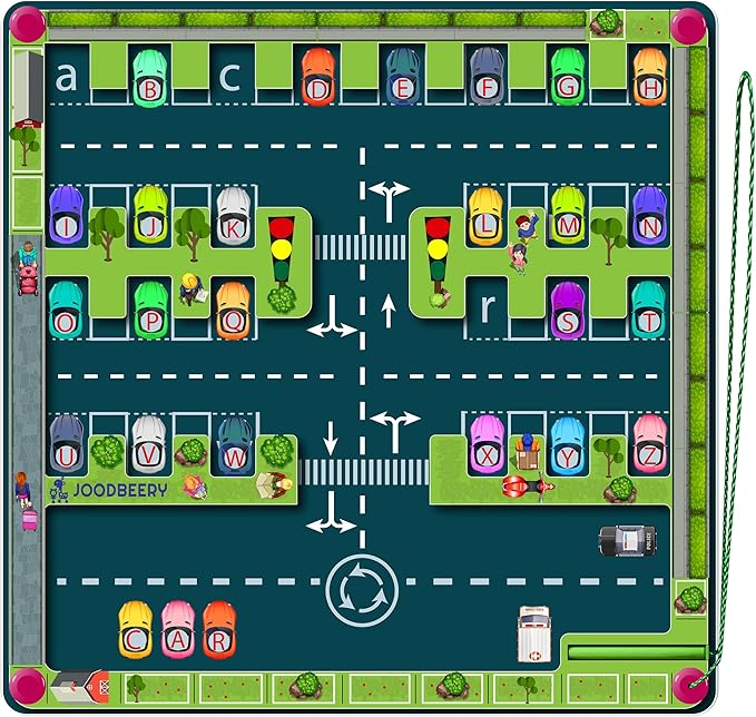 Magnetic Alphabet Maze - Wooden Magnetic Puzzle Learning Board with Pen - ABC Toys for Kids Ages 3-5 Years Old & Up, Preschool Children - Helps Develop Fine Motor Skills, Letter Recognition