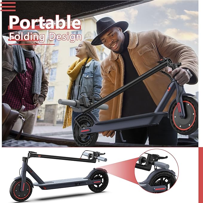 Electric Scooter for Adults, 8.5/10/14" Tires, 19/22Mph, 350W/500W Motor, 21-28 Miles Range, Folding E-Scooter with Dual Suspension,APP(V1/SPRO/MAX/PRO/X1/X1PRO)
