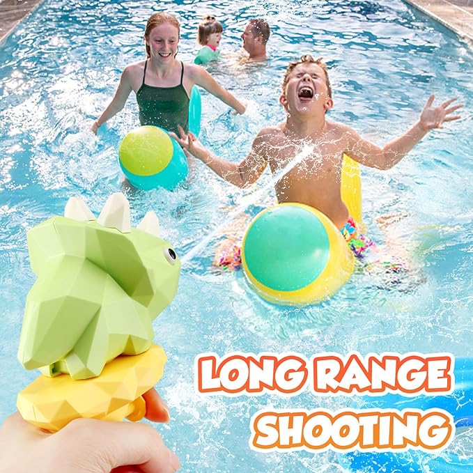 Dolanus Water Gun Toys for Kids 3 4 5 6 7 8 Years Old: Dinosaur Mini Water Guns, Squirt Guns for Kids Ages 4-8, Small Water Gun Party Favors, Outdoor Water Toys