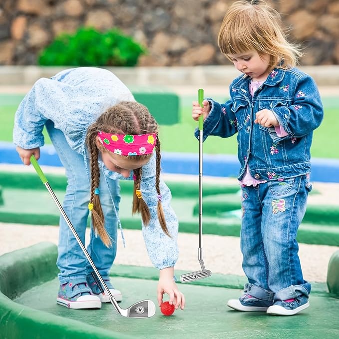 Liberry Kids Golf Clubs for 3 4 5 6 Years Old, Retractable Toddler Golf Set with Storage Bag, Outdoor Indoor Sports Toy for Boys Girls Birthday Gift