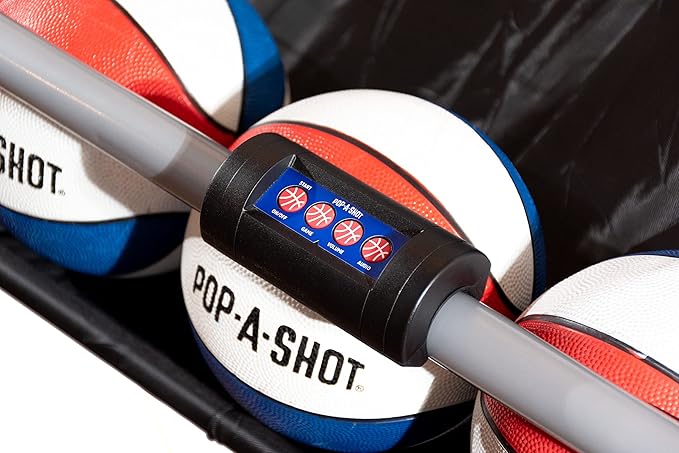 Pop-A-Shot - Dual Shot Sport | Arcade Basketball Game for Home | Paddle Scoring Hoop, 10 Game Modes, 4 Balls | Foldable for Easy Storage | Fun for All Players