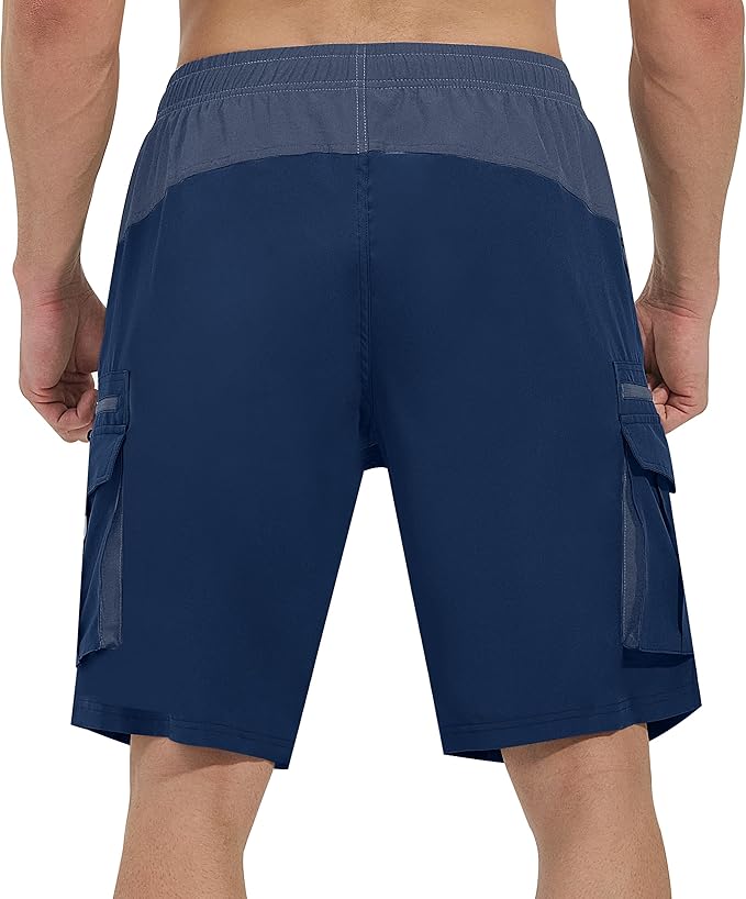 Men's Mountain Bike Shorts 3D Padded Bicycle Biking Shorts Quick Dry Lightweight MTB Cycling Shorts