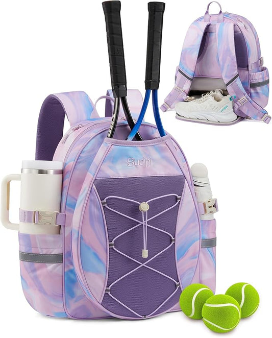 Sucipi Tennis Bag for Kids, Professional Youth Tennis Bag Backpack, Tennis Racket Bags for Women, Tennis Gifts for Boys Girls