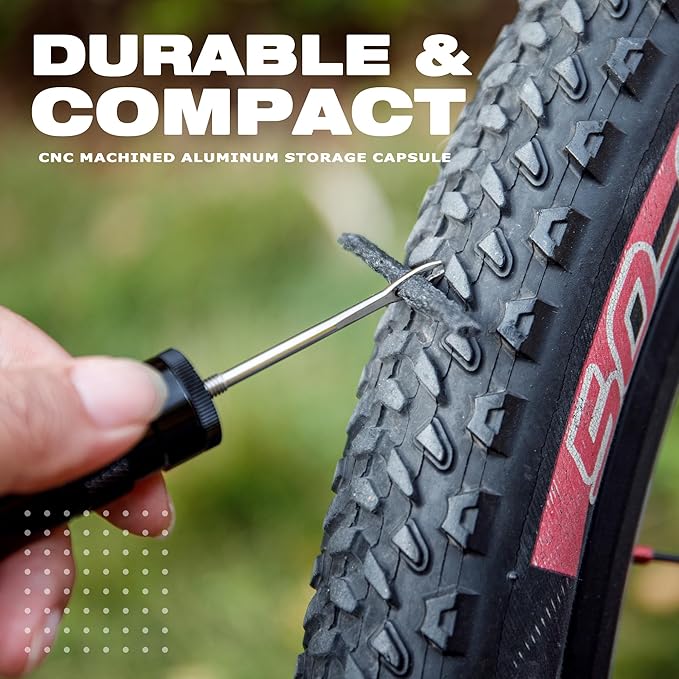 CO2 Inflator Kits, Presta and Schrader Valve Compatible, CO2 Bike Tire Pump for Mountain and Road Bicycles