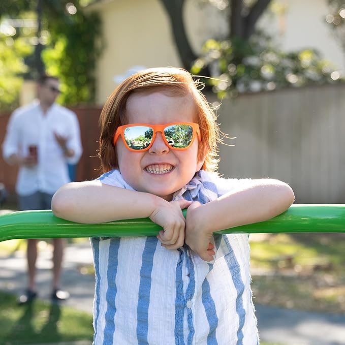 Sunnies Shades Kids Sunglasses, Toddler Sunglasses - Polarized UVA and UVB Protection, Anti-Slip Frame for kids.