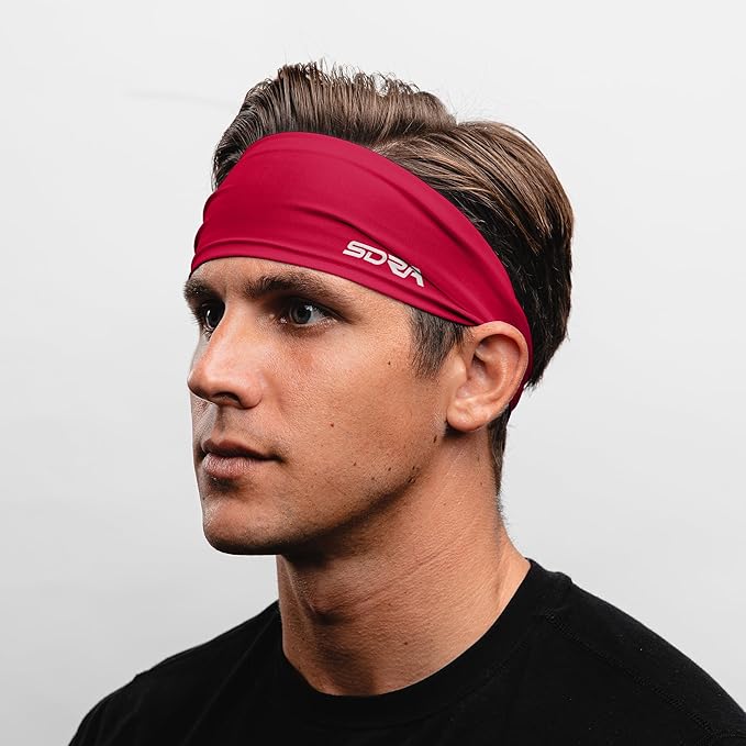 Suddora Workout Headband - Lightweight, Stylish & Comfortable Spandex Headband for Running, Workout, Football, Cosplay & Costumes