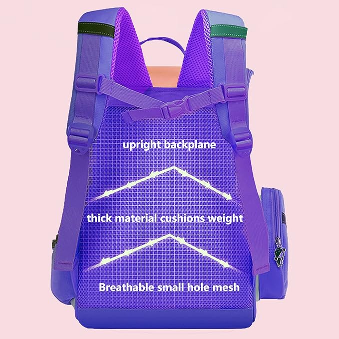 HT HONOR . TRUST Kids Backpack for Girls Kindergarten Girls Backpacks Ages 4-6 Children Preschool Bookbag 15inch School bags 4 5 6 Years Old Mochilas Escolares para Niñas
