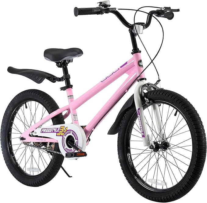 RoyalBaby Kids Bike EZ Balance to Pedal Dual Handbrake Toddlers Boys Girls Bicycle 12-20 Inch for Age 3-10 Years