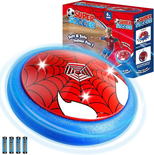 YOTOY Hover Soccer Ball Indoor with Batteries - Light Up, Sports & Outdoor Play Toys Games, Toys for Ages 8-13 Kids Toddler, Birthday Gifts for Boys 3, 4, 5, 6, 7, 8, 9, 10, 11, 12 Year Old