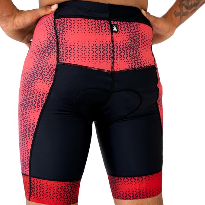 SLS3 Triathlon Shorts - Men's Padded Tri Shorts with 2 Pockets, Medium Compression
