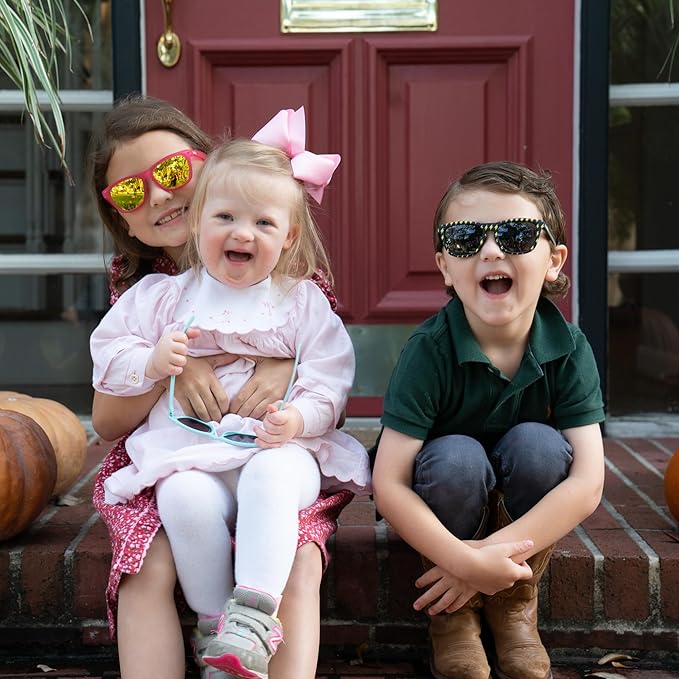 Sunnies Shades Kids Sunglasses, Toddler Sunglasses - Polarized UVA and UVB Protection, Anti-Slip Frame for kids.