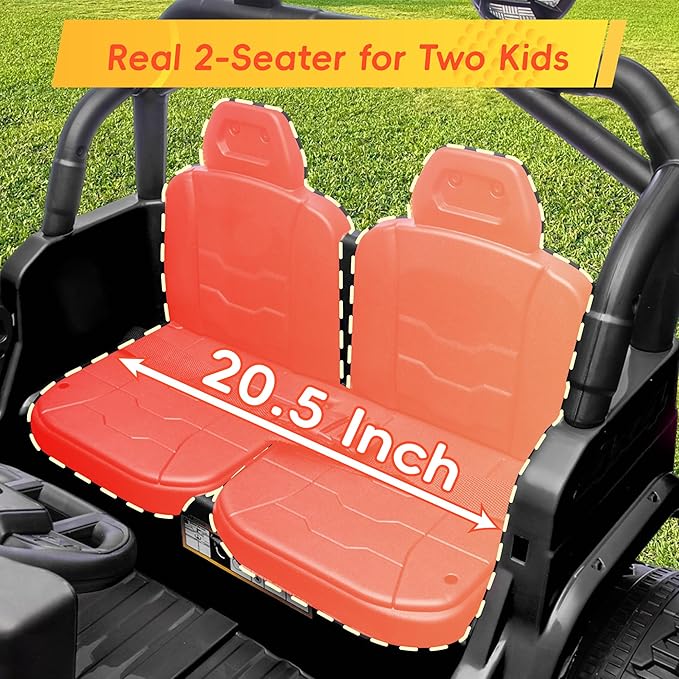 24V Ride On Car, Electric Car for Kids, Ride on Toys, Kids Cars with 3 Speeds Adjustable, Bluetooth, Parent Remote Control, Spring Suspension, AUX Port-Black