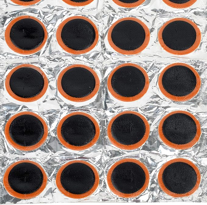 Bike Bicycle Tire Patches, Not Self Adhesive Rubber Patch Outdoor Cycling Bicycle Tire Tool for All Inflatable Inner Tubes in Road Emergency