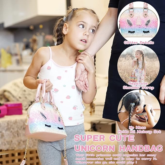 Kids Makeup Sets for Girls - Kids Makeup Sets for Girls 5-8, Maquillaje para Niñas, Play Make Up Kit, Best Toys for Little Girl,Princess Toddler Kid Stuff, Ages3456789 10 Year Old Girl Birthday Gifts