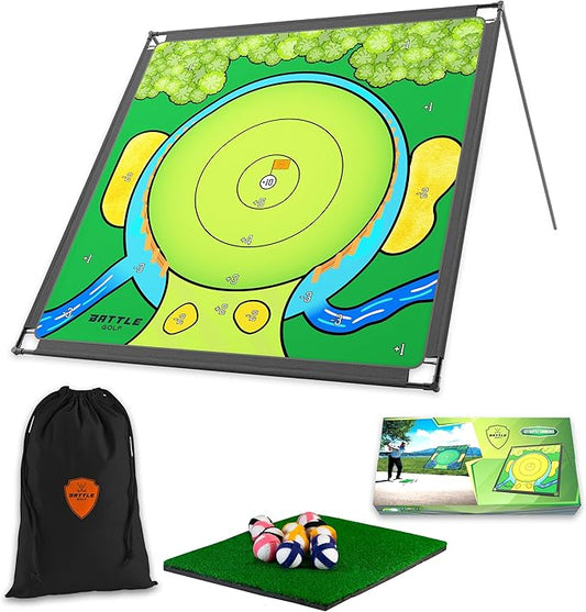 Chipping Game - The Original Portable Golf Game for Chipping Practice for Dads and Junior Golfers - Indoor and Outdoor