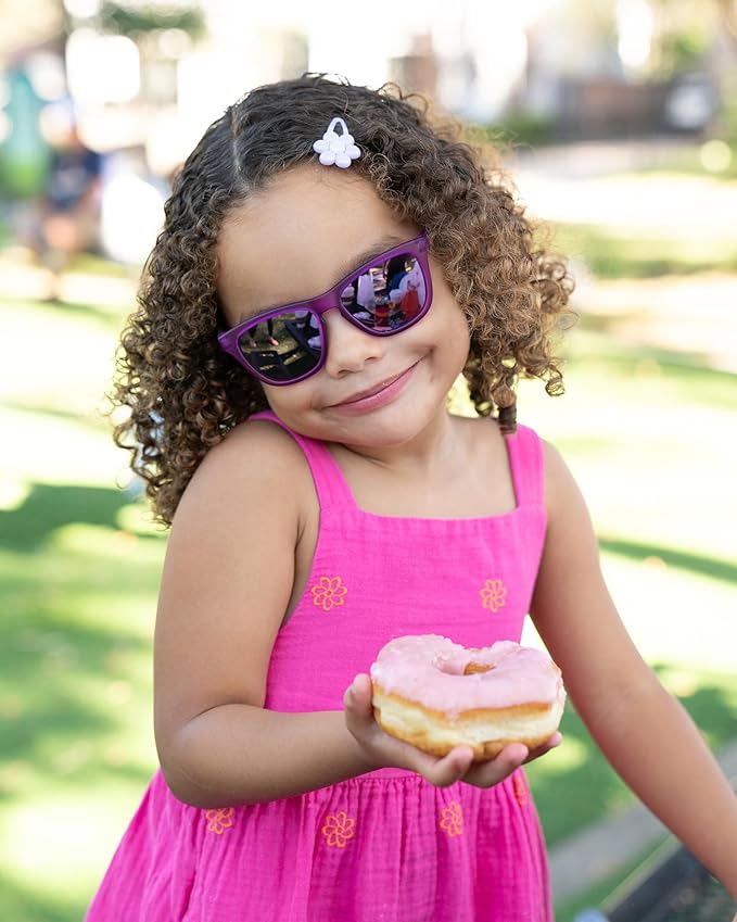 Sunnies Shades Kids Sunglasses, Toddler Sunglasses - Polarized UVA and UVB Protection, Anti-Slip Frame for kids.