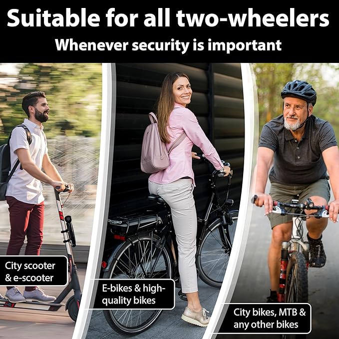 Folding Bike Lock [43”] Bolt Cutter Proof with 4-Digit Combination Code & Bracket - Long Foldable Bike Lock of Heavy Duty Anti Theft Security Level for Bicycle e-Bike MTB & Scooter