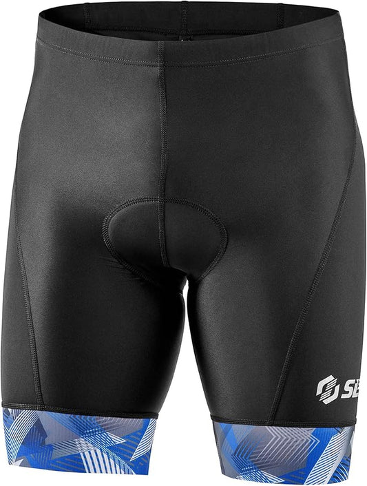SLS3 Triathlon Shorts - Men's Padded Tri Shorts with 2 Pockets, Medium Compression