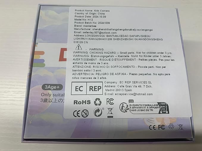 Kids Camera Toy, masterbee Children Camera Toys for Kid Age 3-12, Christmas/Birthday Gifts for Girls, 1080P HD Video Kids Digital Camera, Gift for 3 4 5 6 7 8 9 10 11 12 Year Old Girl