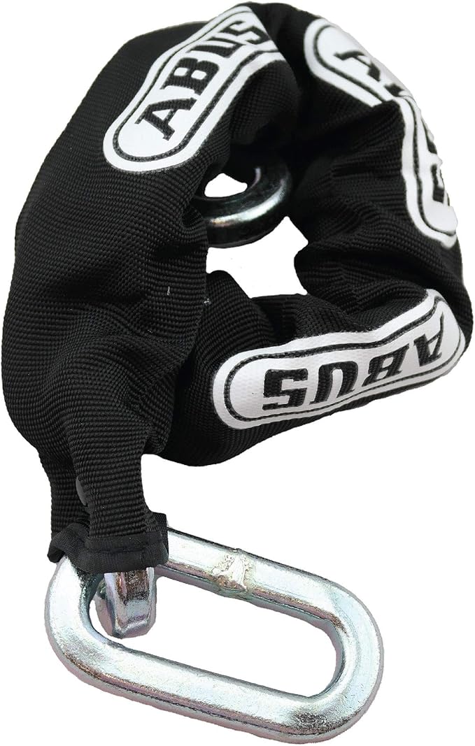 ABUS Hardened Steel 10KS 10 Foot x 3/8" Thick Square Security Chain for Bikes, Containers, Trailers, ATV's, Motorcycles and Personal/Industrial Property