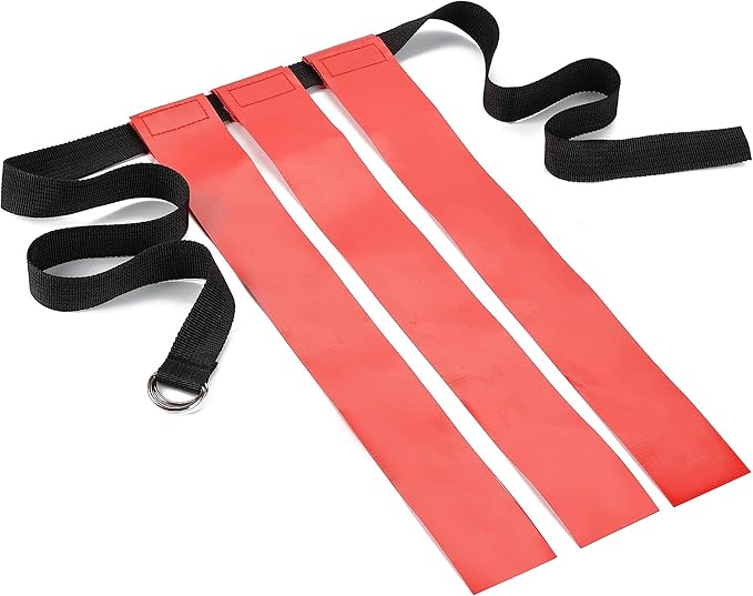 Gameday Flag Football Set – Kits for 2–14 Players w/Belts, Agility Cones & Carry Bag – Available in Multi Colors & Sizes