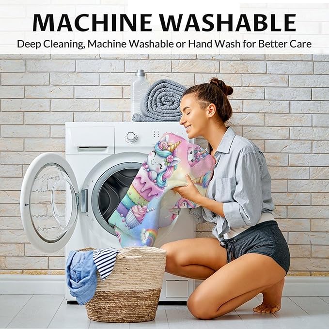 Birthday Blanket for Women, 60 x 80 Inches Unicorn Throw - Soft Warm Throws Gifts for Birthday Decorations - Cute Unicorn Blankets for Bed, Living Room