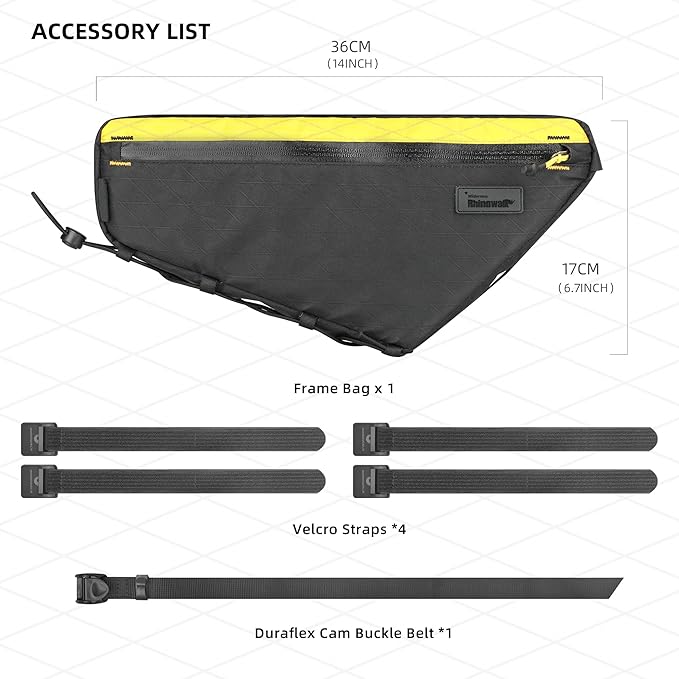 Rhinowalk Bike Frame Bag Waterproof Bike Triangle Bag Bicycle Pouch Under Tube Bag Professional Cycling Accessories