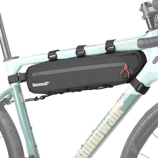 Bike Frame Bag 2.7L Bike Bag Bicycle Frame Bag Waterproof Bike Triangle Bag Bicycle Under Top Tube Bag Storage Bag