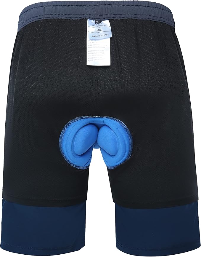 Men's Mountain Bike Shorts 3D Padded Bicycle Biking Shorts Quick Dry Lightweight MTB Cycling Shorts