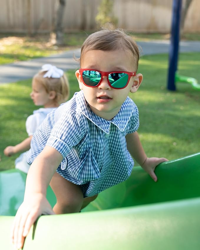 Sunnies Shades Kids Sunglasses, Toddler Sunglasses - Polarized UVA and UVB Protection, Anti-Slip Frame for kids.