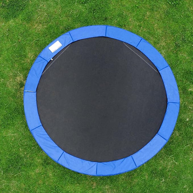 AW 12/13/14/15FT Trampoline Spring Cover Replacement Trampoline Safety Pad Trampoline Accessories, UV-Resistant, PVC EPE Foam Protection Blue/Multicolor/Green