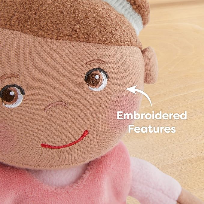 HABA Snug Up Camilla - 10" Soft Doll, Machine Washable - Perfect Snuggly First Soft Baby Doll and Toddler Plush Figure for 6 Months and Up