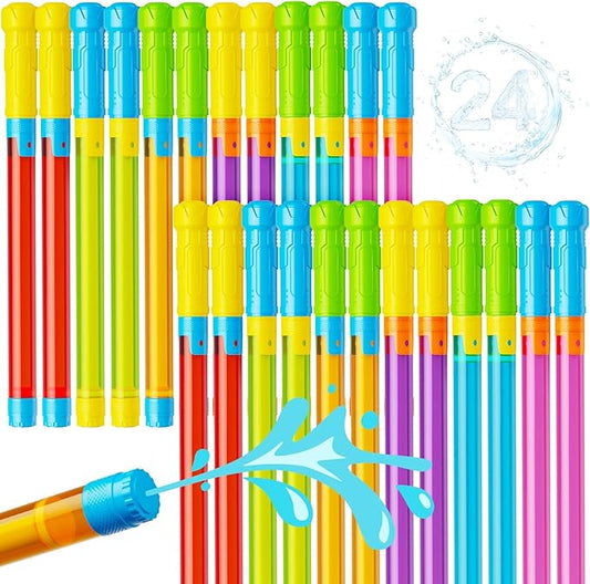 LQYoyz 24 PCS Water Soaker Blaster -16.5'' Bulk Squirt Gun for Kids Adults Water Game Fighting Toys for Summer Swimming Pool Beach Outdoor Activity
