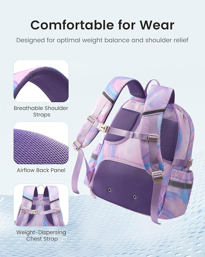 Sucipi Tennis Bag for Kids, Professional Youth Tennis Bag Backpack, Tennis Racket Bags for Women, Tennis Gifts for Boys Girls