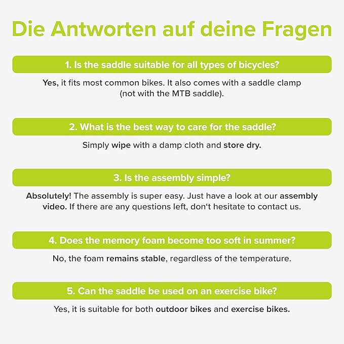 Velmia Bicycle Saddle - Comfortable Saddle for Men and Women - 3 Zone Concept - Waterproof Bicycle Seat with Ergonomic Design