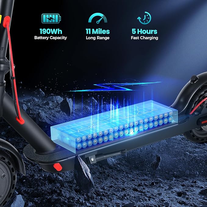 Caroma Electric Scooter,630W Peak Motor,20 MPH Max Speed & 18 Miles Long Range,8.5" Solid Tires,Dual Braking System with Cruise Control,Foldable E-Scooter with Smart APP Lock for Adults and Teens