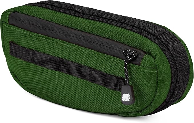 Bike Frame Bag – Waterproof Zippers and Water-Resistant Fabric, Dual Storage Compartments, Adjustable Straps – Fits All Frame Sizes, Perfect for Cycling, Commuting, and Adventure Rides (Green)