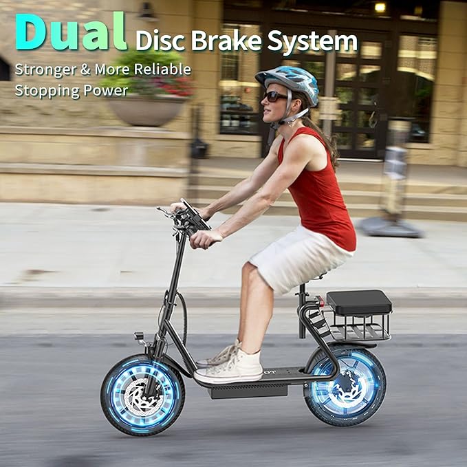 Electric Scooter for Adults, 8.5/10/14" Tires, 19/22Mph, 350W/500W Motor, 21-28 Miles Range, Folding E-Scooter with Dual Suspension,APP(V1/SPRO/MAX/PRO/X1/X1PRO)