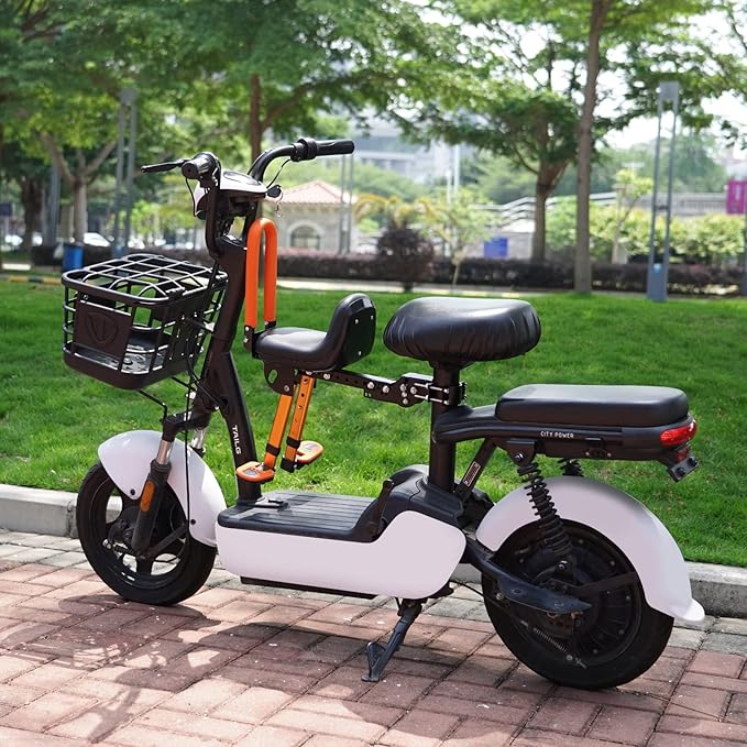 Thicken Front Child Bike Seat,Foldable Front Mounted Kids Bike Seat for City Bicycles Hybrid Cruiser Bicycles Pedal Scooter Motorcycle Bicycles